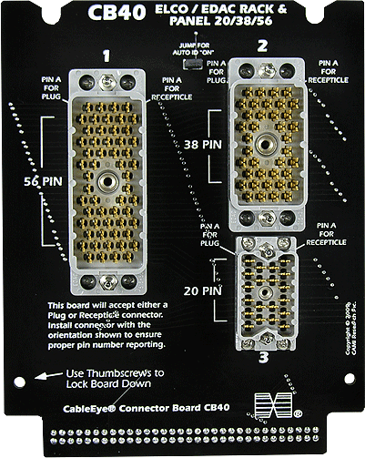 Connector Board Set CB40 (EDAC-ELCO 20/38/56)