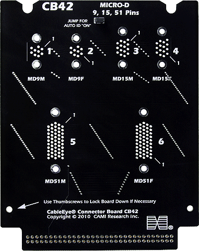 Connector Board Set CB42 (MicroD 9 -15 -51)