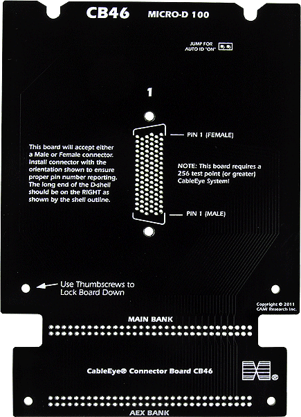Connector Board Set CB46 (MicroD 100) with expander cable