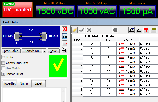 Testsysteem HVX optie 4-Wire Measurement 1m-15 Ohm
