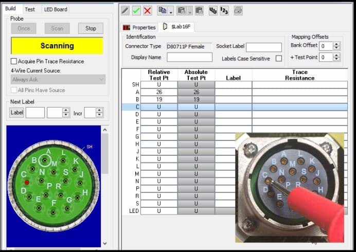 Testsysteem Software PinMap