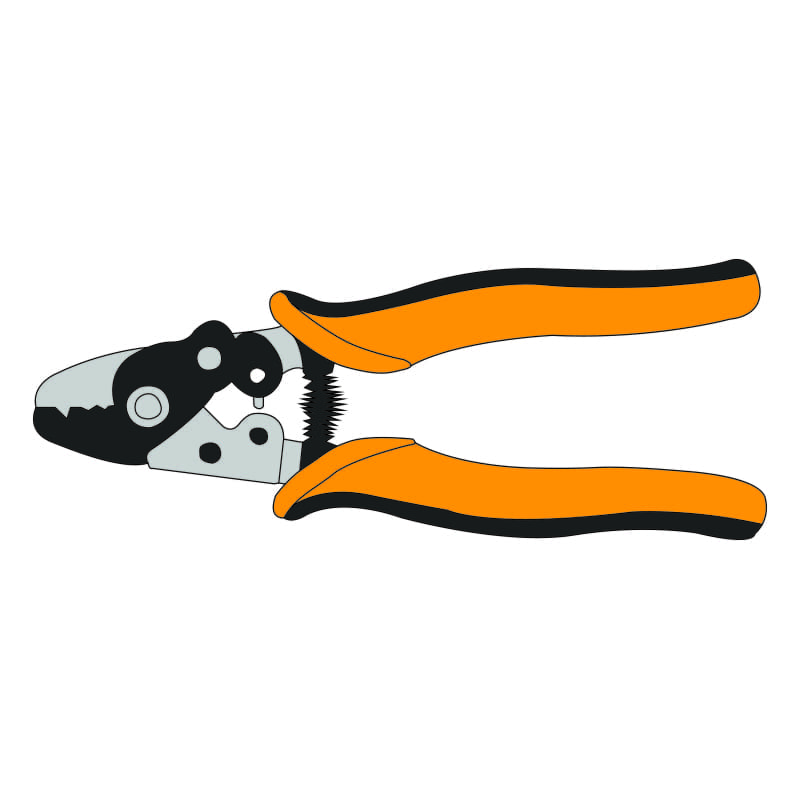 Triple Fibre Optic Stripper - Strips 2/3mm> 900um> 250um>125um