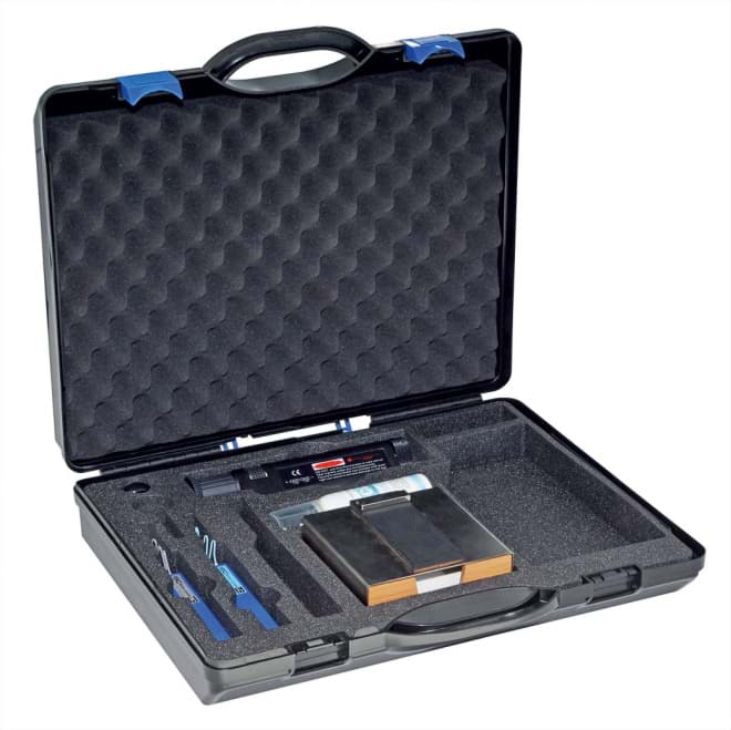 fiber optic cleaning device case Neutrik