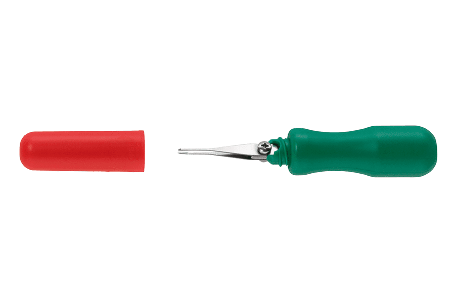 Unlocking tool for flat connector d0,6mm w0,8mm Double Blade