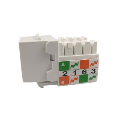 keystone RJ45/IDC CAT6 UTP wit 90gr SCP