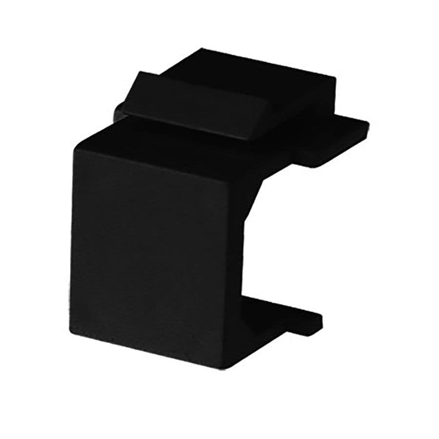 keystone blindplaat zwart snap-in SCP