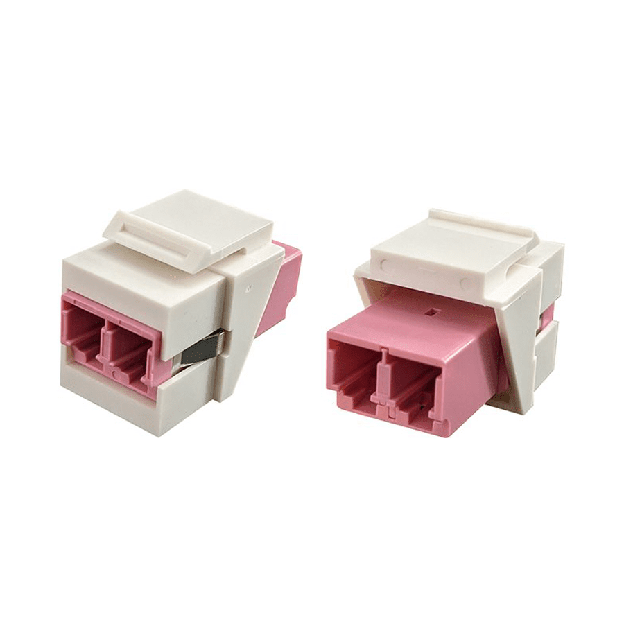 keystone fiber LC-LC MultiMode OM3/OM4 duplex wit