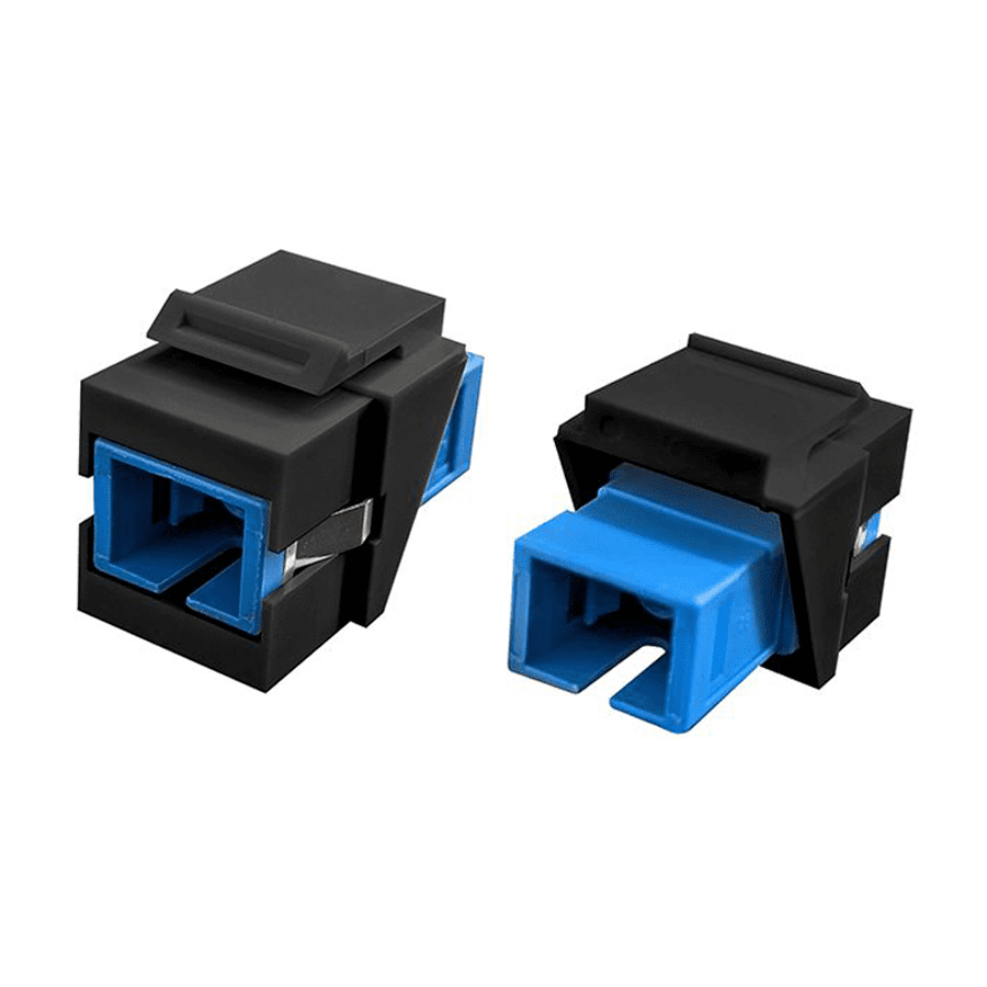 keystone fiber SC-SC SingleMode OS2 Simplex zwart