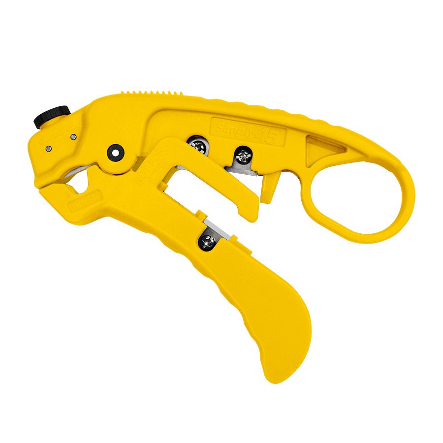 Stripper & knipper CAT5E/6/6A/7A UTP/STP geel Simply45