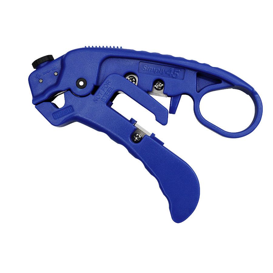 Stripper & knipper CAT5E/6/6A/7A UTP/STP blauw Simply45