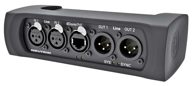 Neutrik Dante Interface 2xIN-Line & 2xOUT-Line