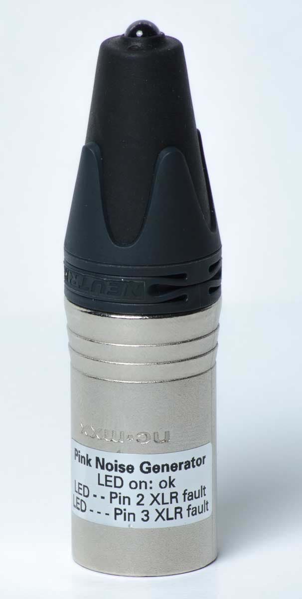 Pink Noise Generator XLR power(Phantom power)