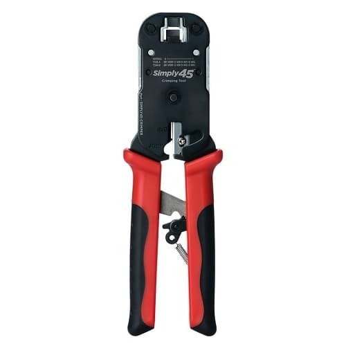 krimptang Simply45-RJ45-PassThrough UTP/STP internal ground