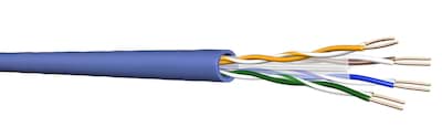 datakabel CAT6 U/UTP 250MHz 4PxAWG23 B2ca blauw UC400 Draka HA500m