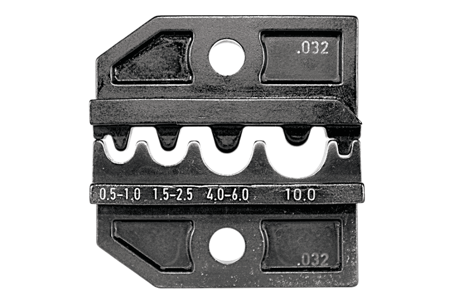 Krimpinzetstuk  PEW12 kabelverbinder 0,5-1,0/1,5-2,5/4-6/10mm2