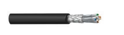 datakabel PATCH CAT6A S/FTP 4PxAWG24/7 PVC zwart CatSnake Belden HA500