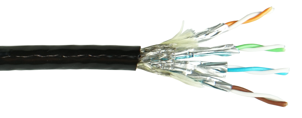 datakabel PATCH CAT5E SF/UTP 100MHz 4PxAWG24/7 PUR zwart ProPlex MTR