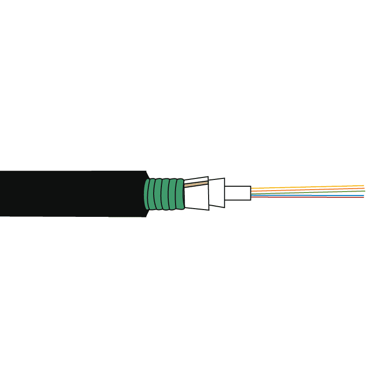 Loose Tube STA cable SingleMode 24xG.657A1 250um Cca-s1ad1a1 black