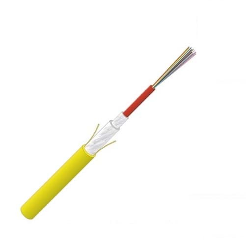 Fiber Optic Indoor Loose Tube Cable  4xSM-G.652.D B2ca-s1ad1a1 yellow