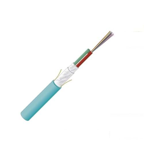 Fiber Optic Indoor Loose Tube Cable 24xOM3 B2ca-s1ad1a1 turqoise
