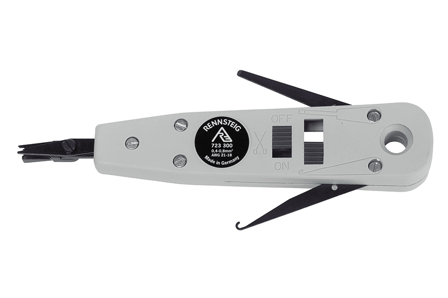 Draadopzetter en knipper voor LSA+ UTP/STP kabel 0,4-0,8mm