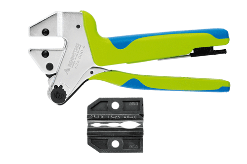 krimptang PEW12 kabelverbinders krimpkous 0,5/6mm2 verchroomd