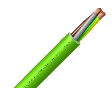 installatiekabel YMz1Kflex 4G  1.5mm2 Cca-s1d1a1 groen