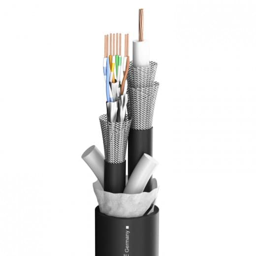 combikabel coax 1,2L/4,8AF + CAT7 S/FTP 4p23/7 PVC-S zwart Transit MC