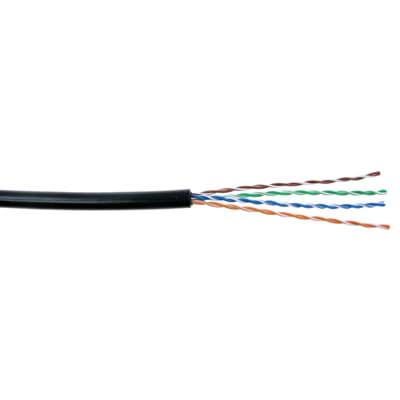datakabel CAT5E U/UTP 350MHz 4PxAWG24 PE zwart SCP HA305