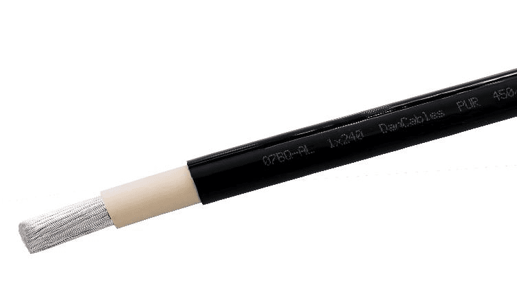 Alukaflex kabel 07BQ-AF  1x185mm2 PUR Eca zwart