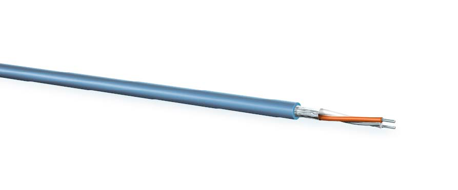 Signaalkabel Audio-analoog 2x0,22mm2 RF-H FRNC d=3,0mm zwart HA100