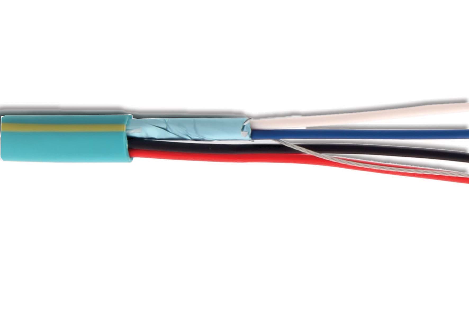 Crest bus kabel (1x2xAWG22/7 AF)+ 2xAWG18/7 PVC Dca-s3d2a3 teal