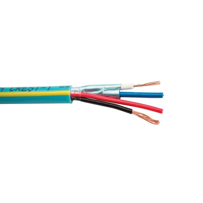 Crest bus kabel (1x2xAWG22/7 AF)+ 2xAWG18/7 LSZH Dca-s2d1a3 teal