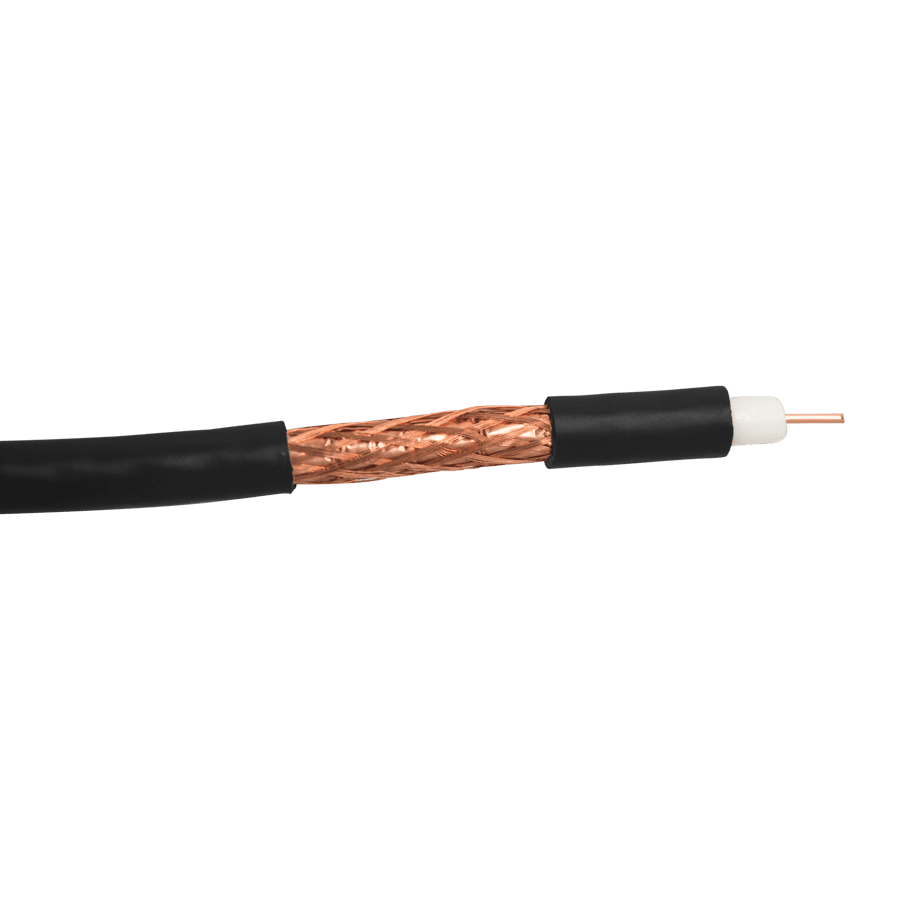CAI coaxkabel 1,0/4,8CF 2Ghz DualShield LSZH Eca black HA250