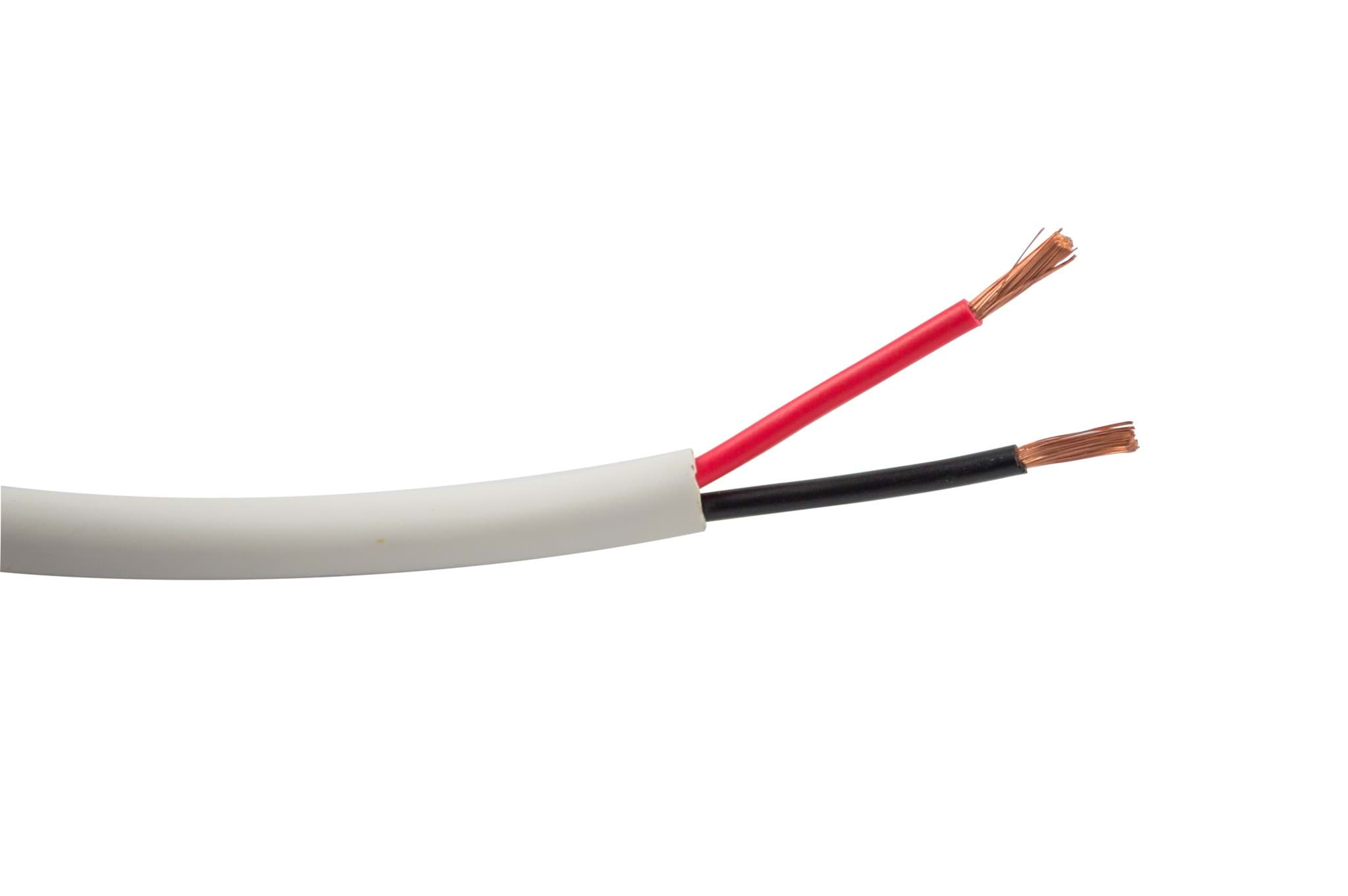 luidsprekerkabel LS 2x1,3mm2 PVC Eca wit BX305m