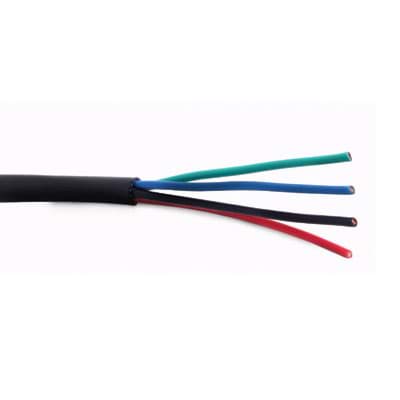 luidsprekerkabel LS-PE+GEL 4x2,1mm2 zwart HA152
