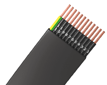 vlakkabel TOPFLAT H07VVH6-F  4G16mm2 zwart