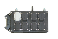 breakout box H16p 1+9>8x Schuko-RA-KD 1xM10