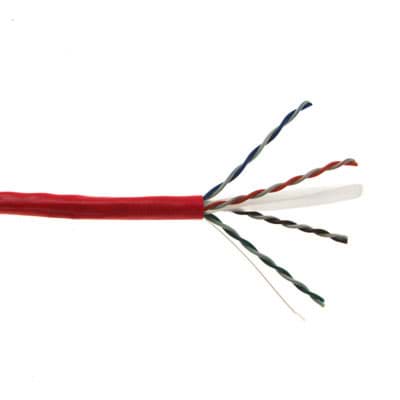 datakabel CAT6 U/UTP 550MHz 4PxAWG23 Dca-s3 rood SCP DS305