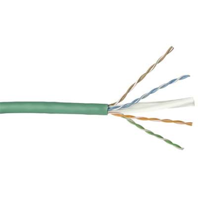 datakabel CAT6 U/UTP 550MHz 4PxAWG23 Dca-s3 groen SCP DS305