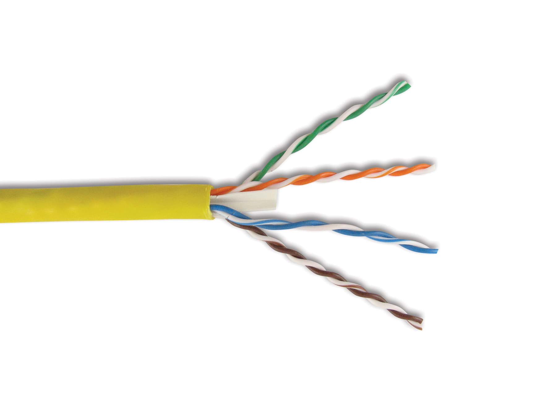 datakabel CAT6 U/UTP 550MHz 4PxAWG23 Dca-s3 geel HNCPRO SCP HA305