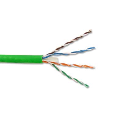 datakabel CAT6 U/UTP 550MHz 4PxAWG23 Dca-s1 groen HNCPRO SCP HA305