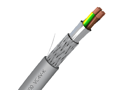 afgeschermde kabel VC4V-K/LIYCY  4G 2.5mm2 JB Cca-s3d2a3 0,6/1kV grijs