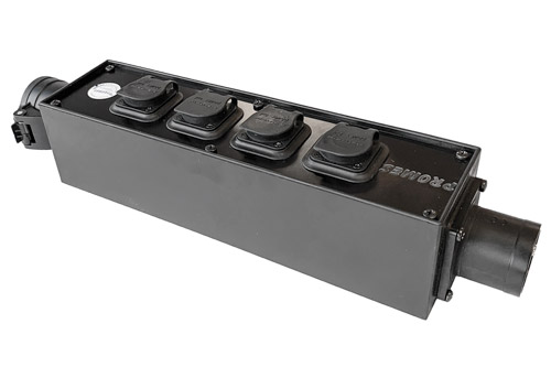 verdeelblok CEE 16A 3p > 4x powerCON T1 > CEE 16A 3p