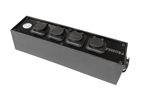 verdeelblok powerCON T1 > 4x powerCON T1 > powerCON T1