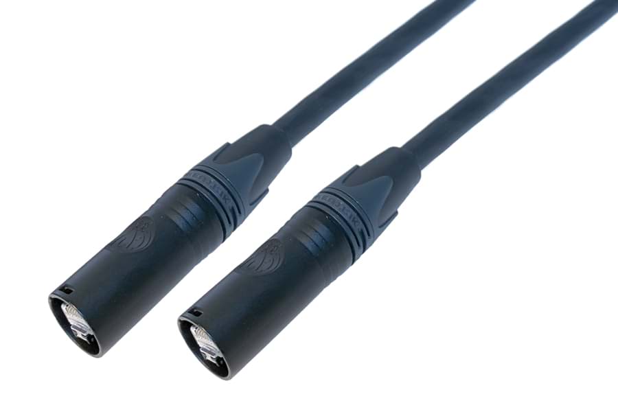 patchkabel CAT6A SF/UTP 4P24 Proplex etherCON zwart 25m