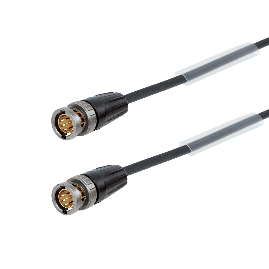 videokabel UHD HD-SDI Flex 1,0L-Dz PVC zwart   2,5m