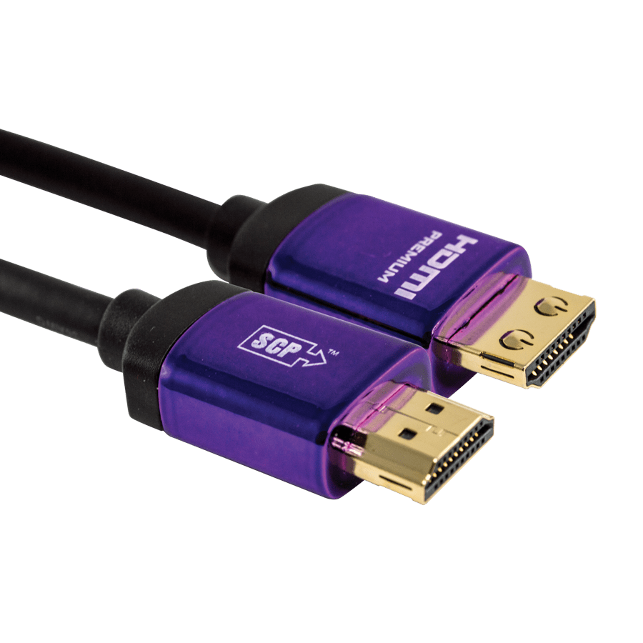HDMI kabel Ultra Violet Certified 0,9m 4K/UHD@60 18Gbps