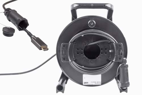 HDMI kabel Fiber Hybrid Armored + cover + GT235  50m 4K/UHD@60 24Gbps