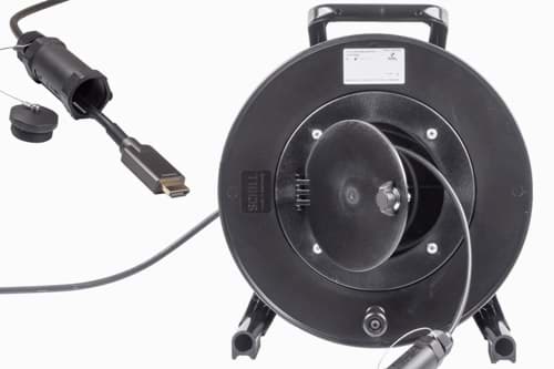 HDMI kabel Fiber Hybrid Armored + cover + GT310 100m 4K/UHD@60 24Gbps